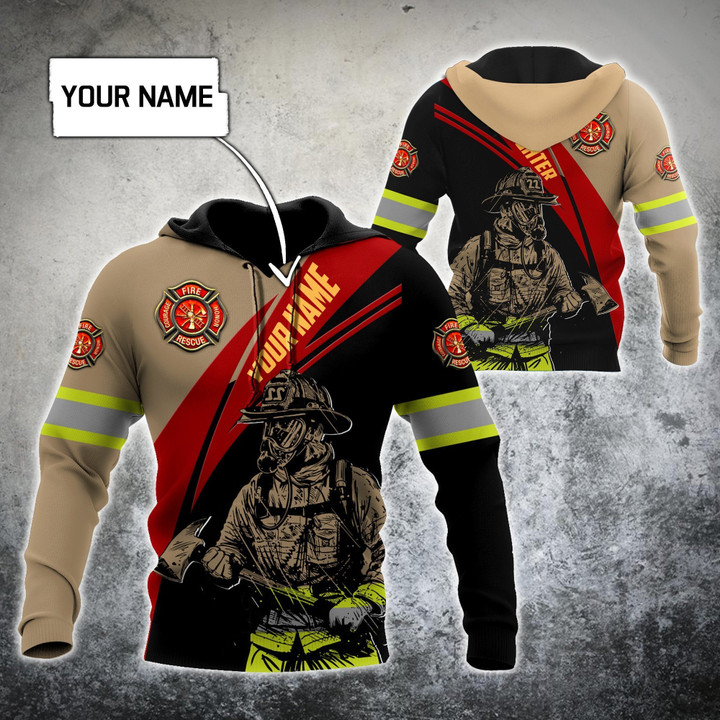 Customize Name Firefighter Hoodie Shirts For Men And Women MH03122006 - Amaze Style™-Apparel