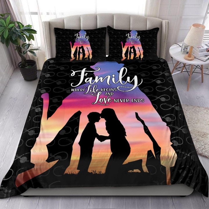 Happy Family Of Firefighter Lover Bedding Set DQB08312001-TQH - Amaze Style™-Bedding Set