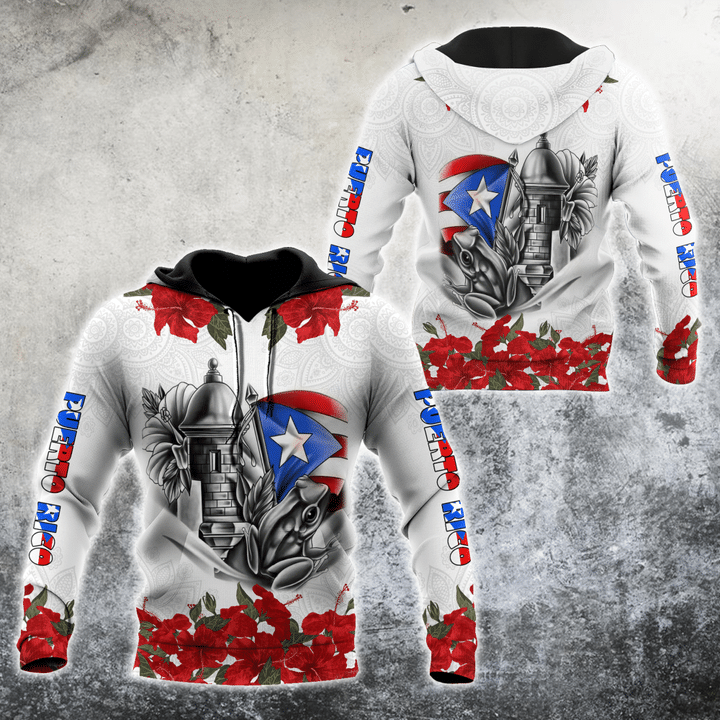 Manga Flower Puerto Rico Hoodie For Men And Women MH24022104 - Amaze Style™