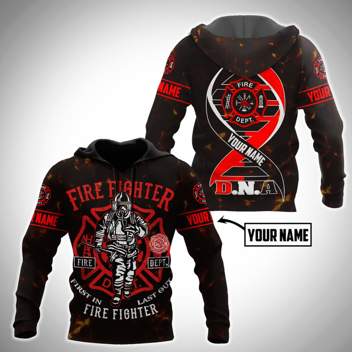 Customize Name Firefighter 3D All Over Printed Unisex Shirts DA07122002HH - Amaze Style™-Apparel