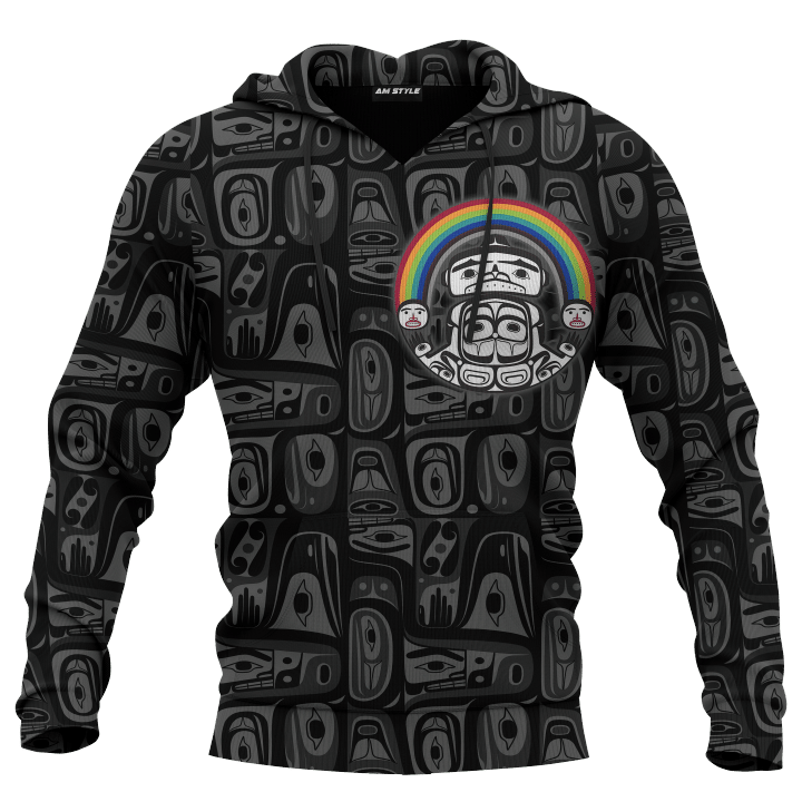 Love Is Love Native American Pacific Northwest Style Customized All Over Printed Shirts 