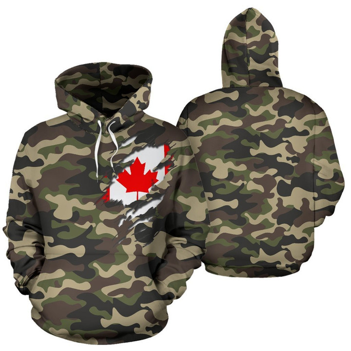 Canada Hoodie  Camo 3d all over printed for men and women PL - Amaze Style™-Apparel