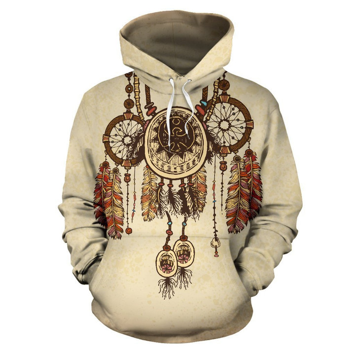 Native American Shield All Over Hoodie PL131 - Amaze Style™-Apparel