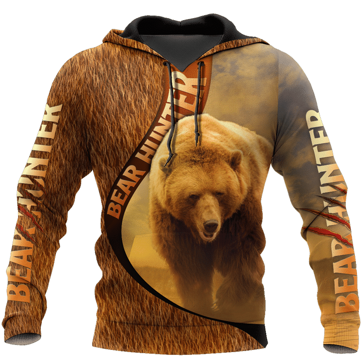 Bears hunter camo 3D all over printer shirts for man and women Pi211202 PL - Amaze Style™-Apparel