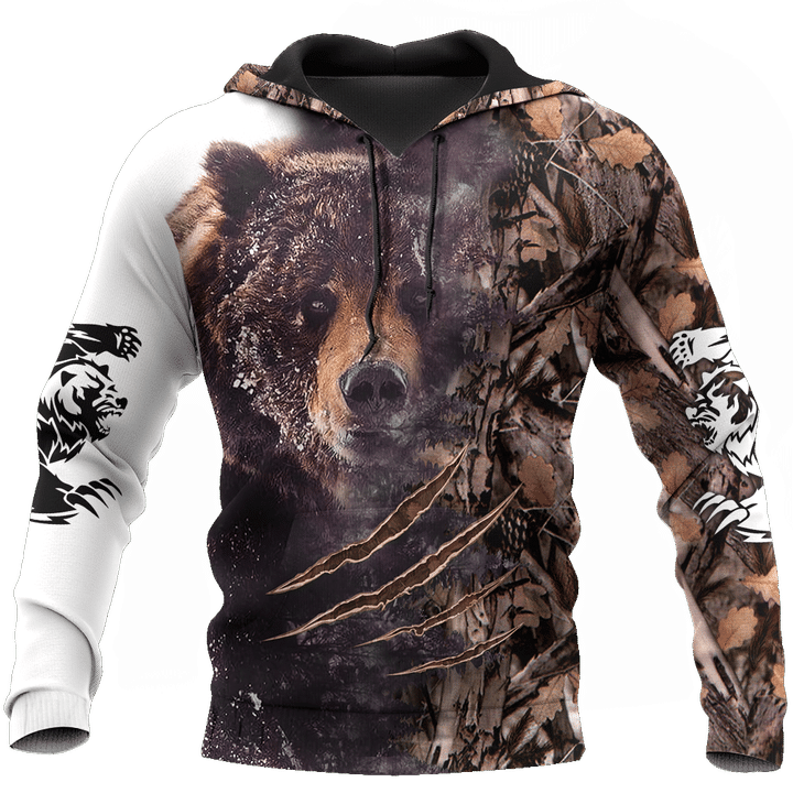 BEAR HUNTING CAMO 3D ALL OVER PRINTED SHIRTS FOR MEN AND WOMEN Pi071202 PL - Amaze Style™-Apparel