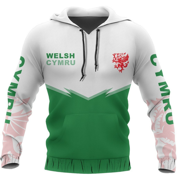Wales Flag Hoodie - Energy Style NVD1283 - Amaze Style™