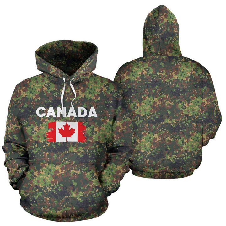 Canada Hoodie Camo 3d all over printed for men and women PL - Amaze Style™-Apparel