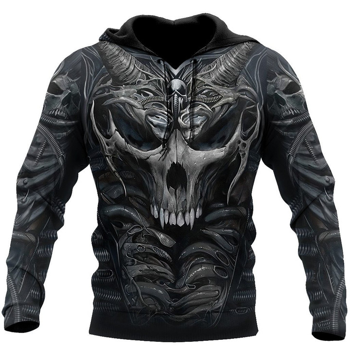 Demon skull armour 3D All Over Printed Shirts and short for Men and Women PL - Amaze Style™-Apparel