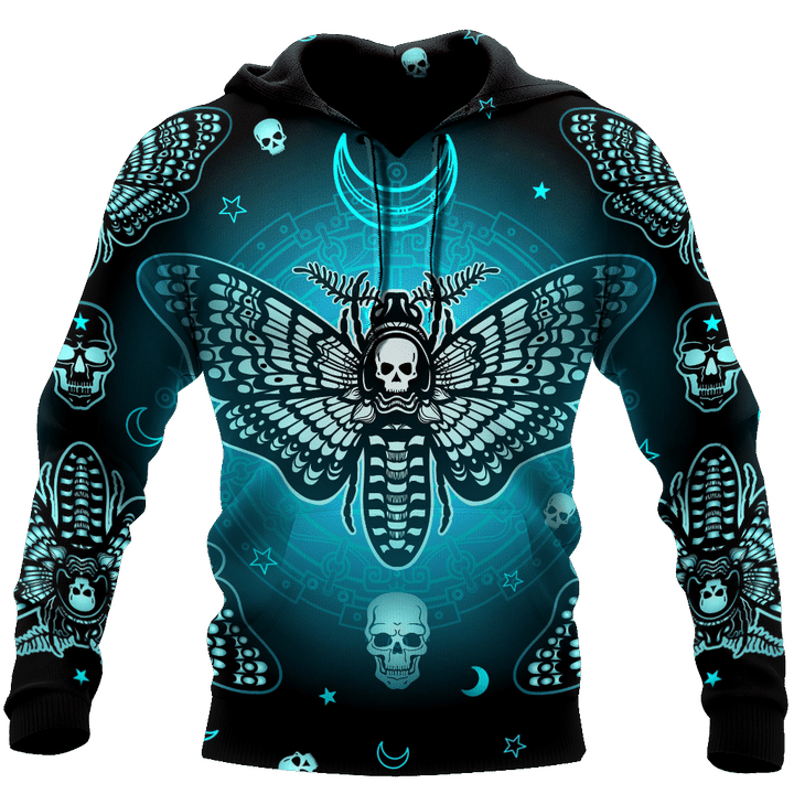 Butterfly Love Skull 3D all over printed for man and women QB05192005 - Amaze Style™-Apparel
