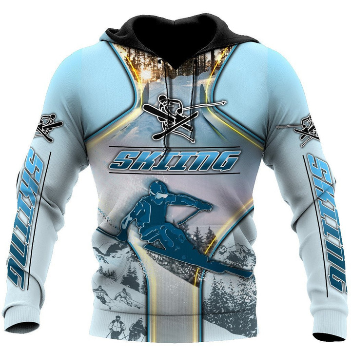 Skiing 3D All Over Printed shirt & short for men and women PL - Amaze Style™-Apparel