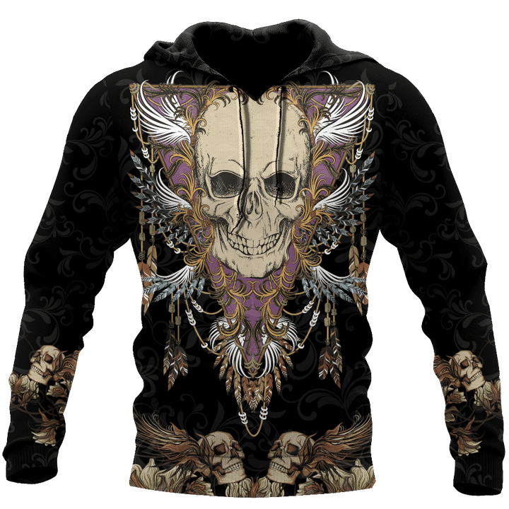 Love Skull 3D all over printed for man and women QB06102003 - Amaze Style™-Apparel