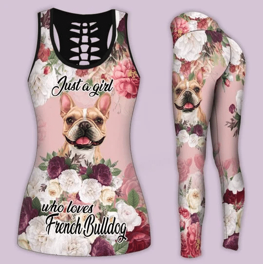 French Bulldog Dog Combo Tank top + Legging Outfit for women PL280314 - Amaze Style™-Apparel