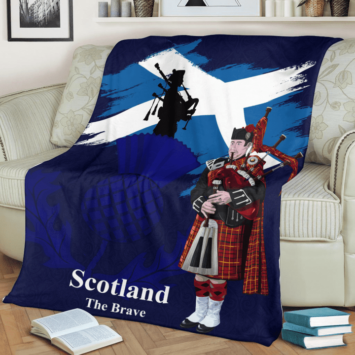 Premium Scotland The Brave Blanket - Amaze Style™