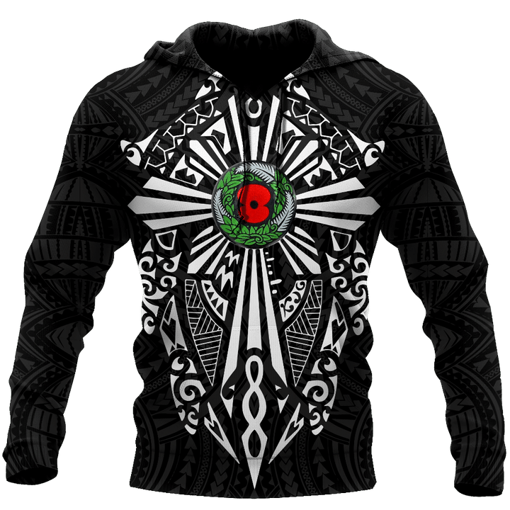 New zealand anzac, lest we forget maori cross tattoo 3d all over printed shirt and short for man and women MH3006201 - Amaze Style™-Apparel
