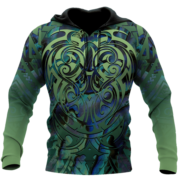 Maori hei matau paua shell  3d all over printed shirt and short for man and women - Amaze Style™-Apparel
