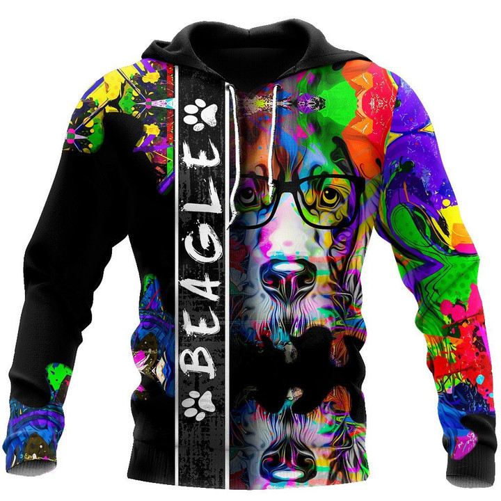 Beagle dog full color 3D All Over Printed shirt & short for men and women PL - Amaze Style™-Apparel