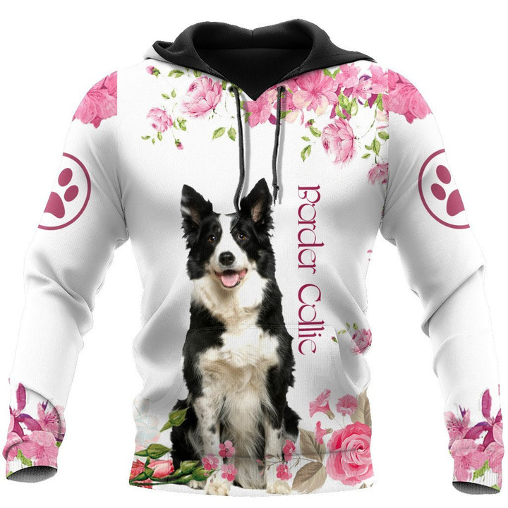 Border collie 3D All Over Printed shirt & short for men and women PL - Amaze Style™-Apparel