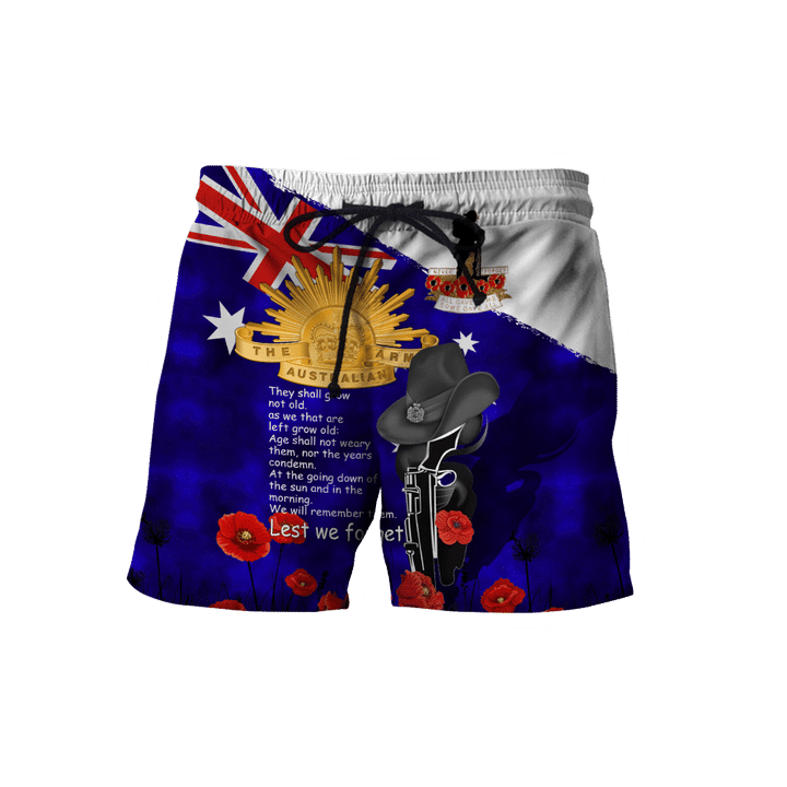 Premium Anzac Day Lest We Forget 3D All Over Printed PL - Amaze Style™