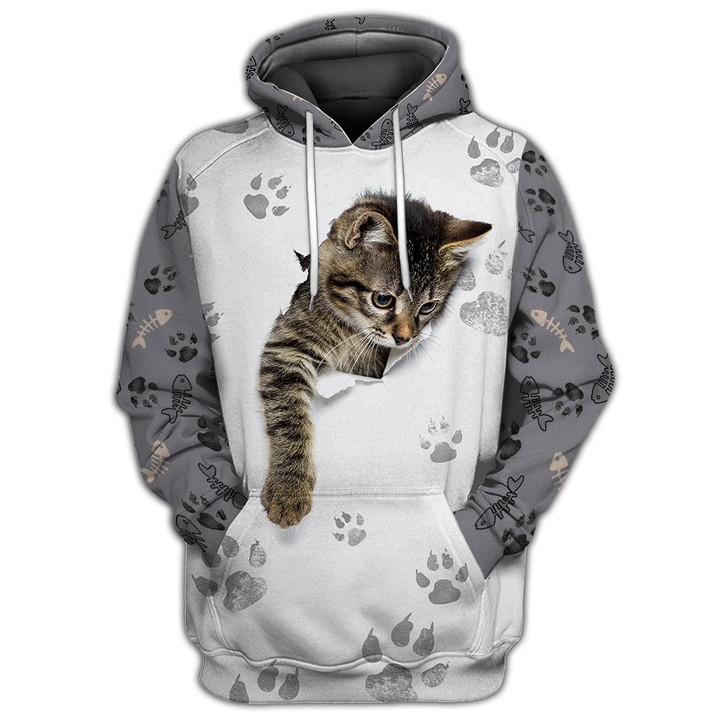 Baby Cat  3D All Over Printed shirt & short for men and women PL - Amaze Style™-Apparel