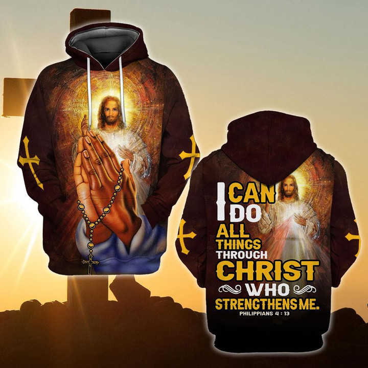 Jesus-I Can Do All Things 3D All Over Printed Unisex Hoodie - Amaze Style™
