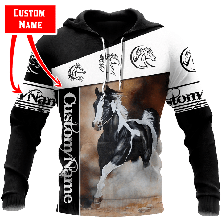 Horse Custom Name 3D All Over Printed Shirts For Men and Women TA09282003 - Amaze Style™-Apparel