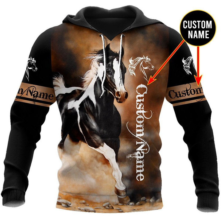 Love Horse Custom Name 3D All Over Printed Shirts TA10032001 - Amaze Style™-Apparel