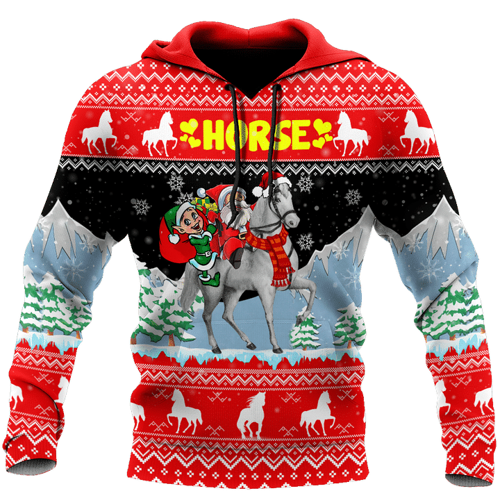 Horse Christmas 3D Shirt For Men And Women HHT16102006 - Amaze Style™-Apparel