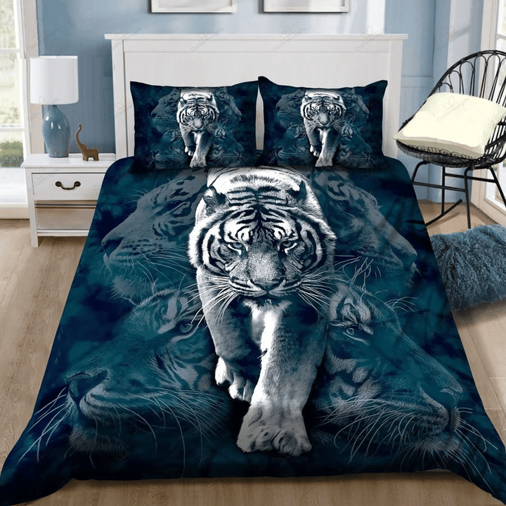 White Tigers Bedding Set TA0731203 - Amaze Style™-Quilt