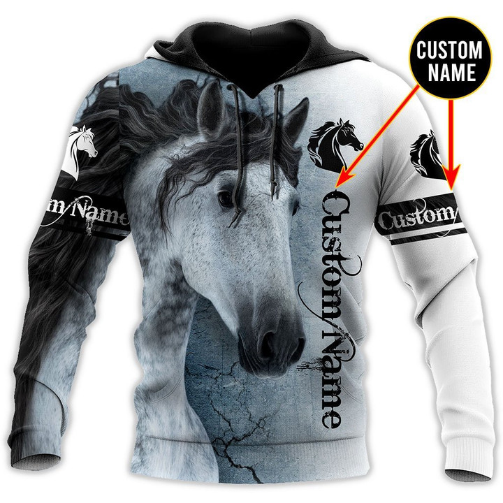 Horse Custome Name 3D All Over Printed Shirts Pi06102001 - Amaze Style™-Apparel