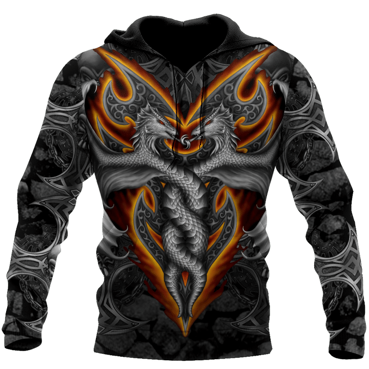 Armor Tattoo and Dungeon Dragon 3D All Over Printed Shirts For Men and Women DQB08172007 - Amaze Style™-Apparel