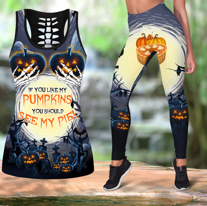 If You Like My Pumpkins Combo Tank + Legging DQB08032008 - Amaze Style™-Apparel