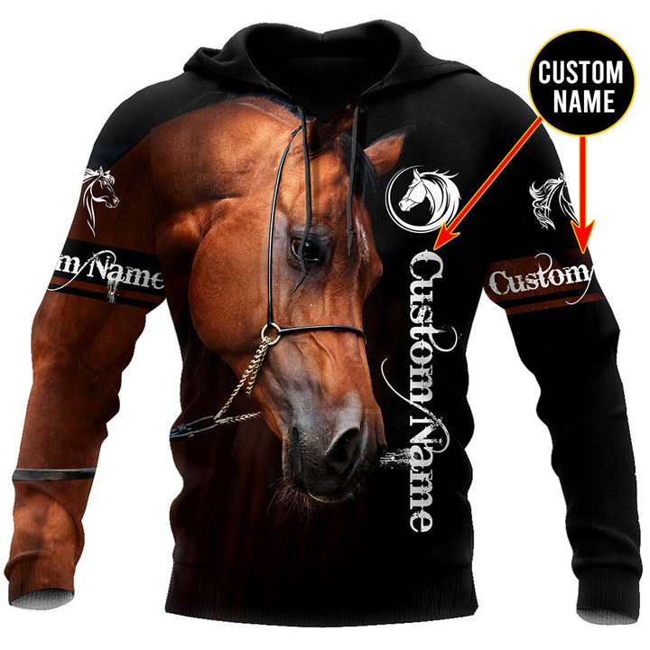Arabian Horse Custom Name 3D All Over Printed Shirts TA1006206 - Amaze Style™-Apparel