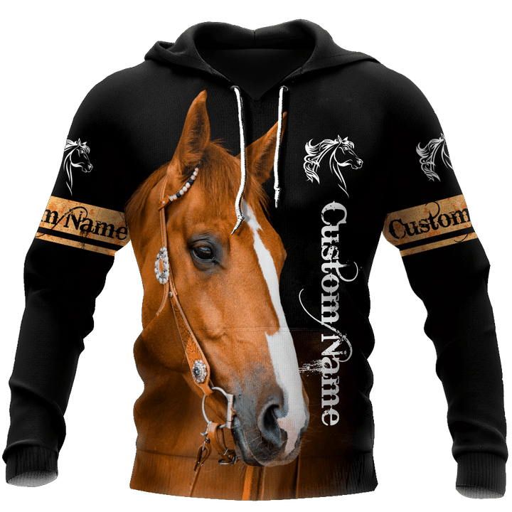 Horse Custom Name 3D All Over Printed Shirts For Men and Women TA09282001 - Amaze Style™-Apparel