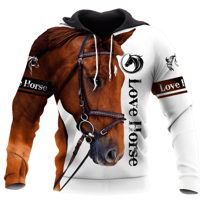 Love Horse 3D All Over Printed Hoodie Pi112056 - Amaze Style™-Apparel