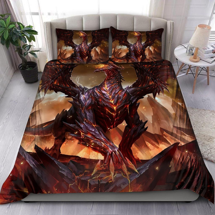 Lava Dragon Bedding Set DQB08192010 - Amaze Style™-Bedding Set