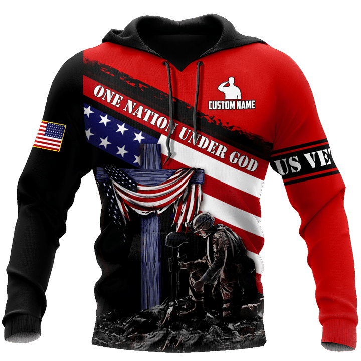 One Nation Under God US Veteran 3D All Over Printed Shirts TNA11032003 - Amaze Style™-Apparel