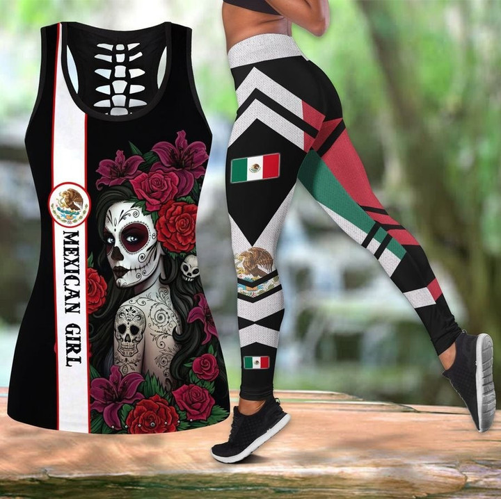 Mexico Girl Combo Tank Top + Legging TA062702 - Amaze Style™-Apparel