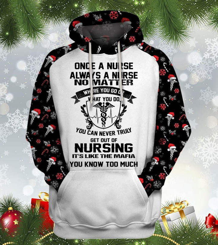 Once A Nurse Always A Nurse - US Unisex Size Hoodie - Amaze Style™-Apparel