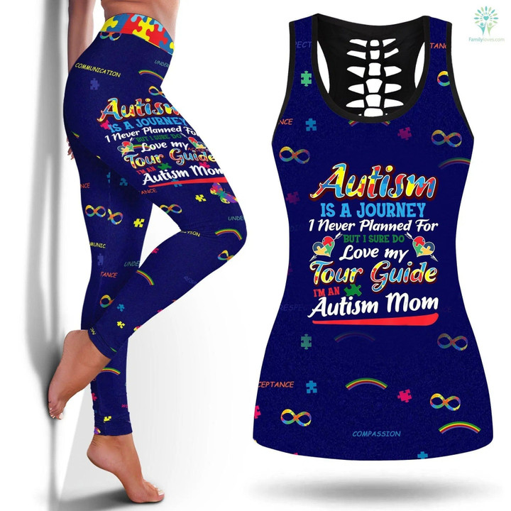 Autism Mom Autism Awearness Combo Tank + Legging TA061702 - Amaze Style™-Apparel