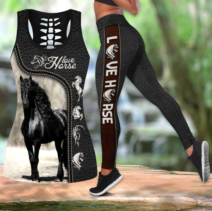 Love Horse Combo Tank + Legging Pi150403 - Amaze Style™-Apparel