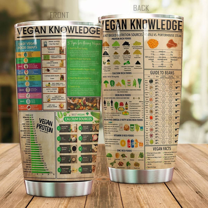 Vegan Knowledge Tumbler TA032201 - Amaze Style™-