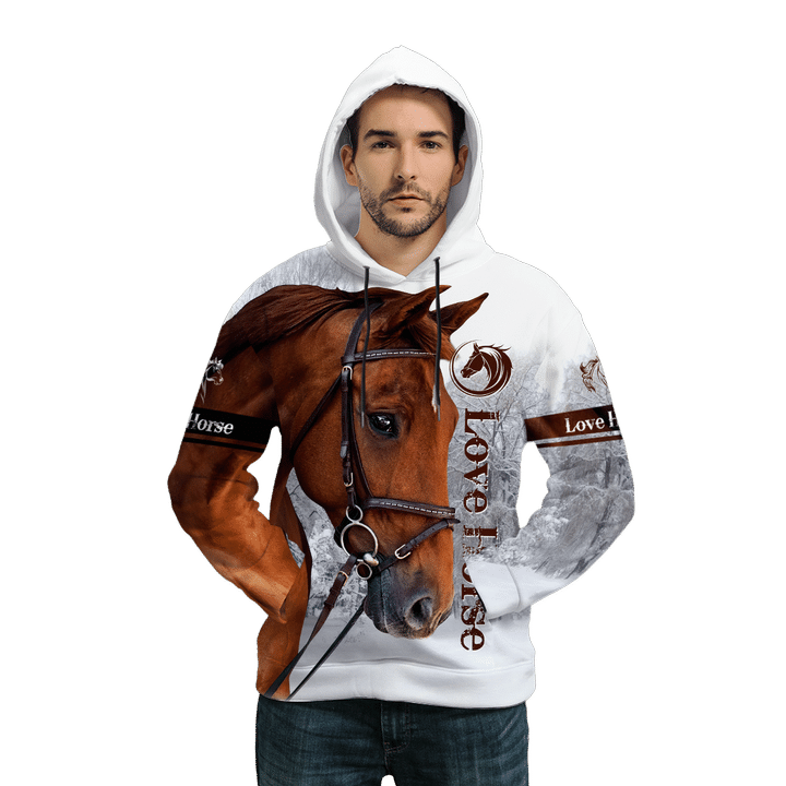 Love Horse 3D All Over Printed Shirts Pi05012102 - Amaze Style™-Apparel