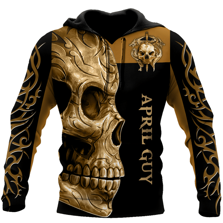 April Guy Skull 3D All Over Printed Unisex Hoodie - Amaze Style™
