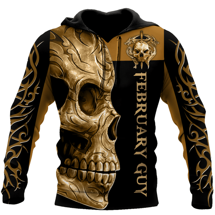 February Guy Skull 3D All Over Printed Shirts For Men and Women MH1012200S2 - Amaze Style™-Apparel