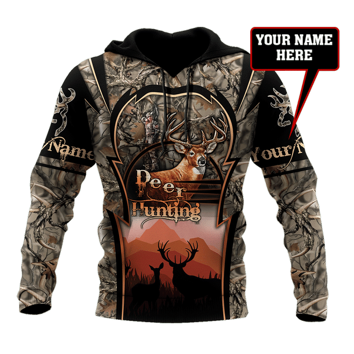 Deer Hunting Persionalized Name 3D All Over Printed Shirts - Amaze Style™