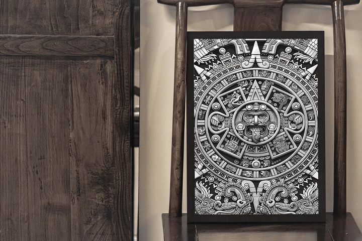 Mexico Aztec Poster Vertical 3D Printed DA17042104 - Amaze Style™