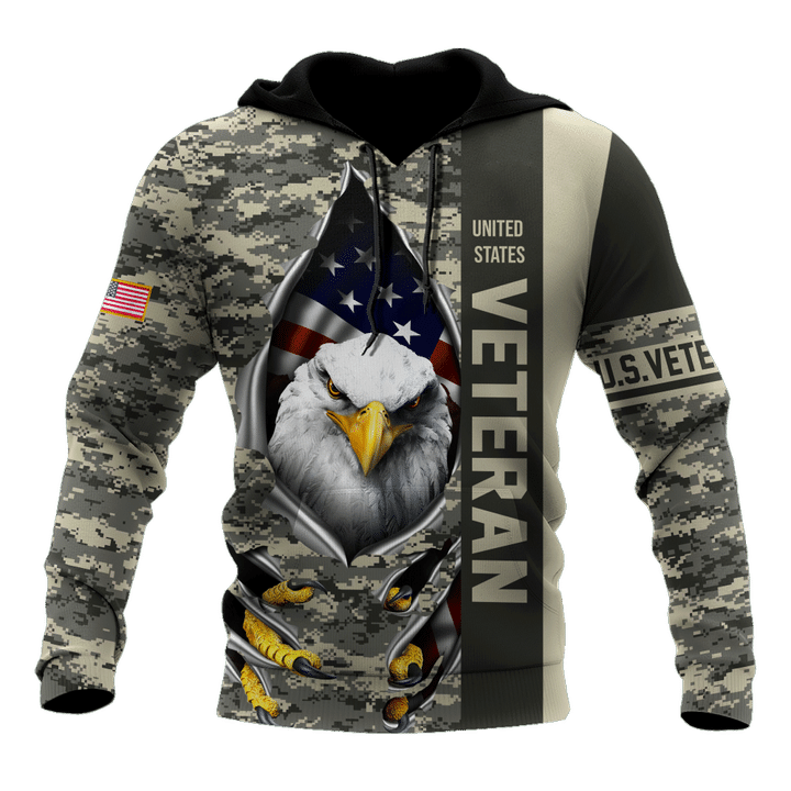 Eagle US Veteran 3D All Over Printed Hoodie AM24052108 - Amaze Style™