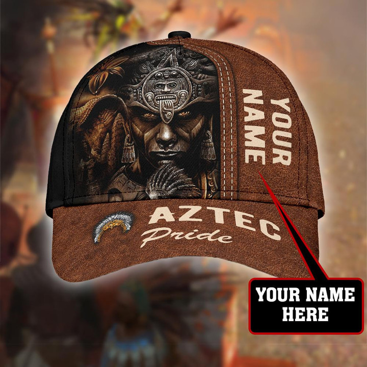 Aztec Warior Mexican Personalized Name Classic Cap - Amaze Style™