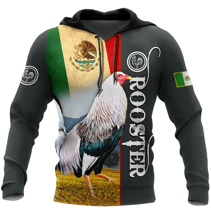 Rooster Mexico 3D All Over Printed Hoodie DD22052101VH - Amaze Style™