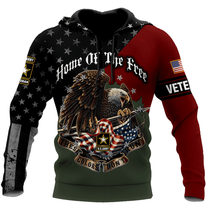 Home Of The Free US Veteran 3D All Over Printed Hoodie HHT26052101 - Amaze Style™